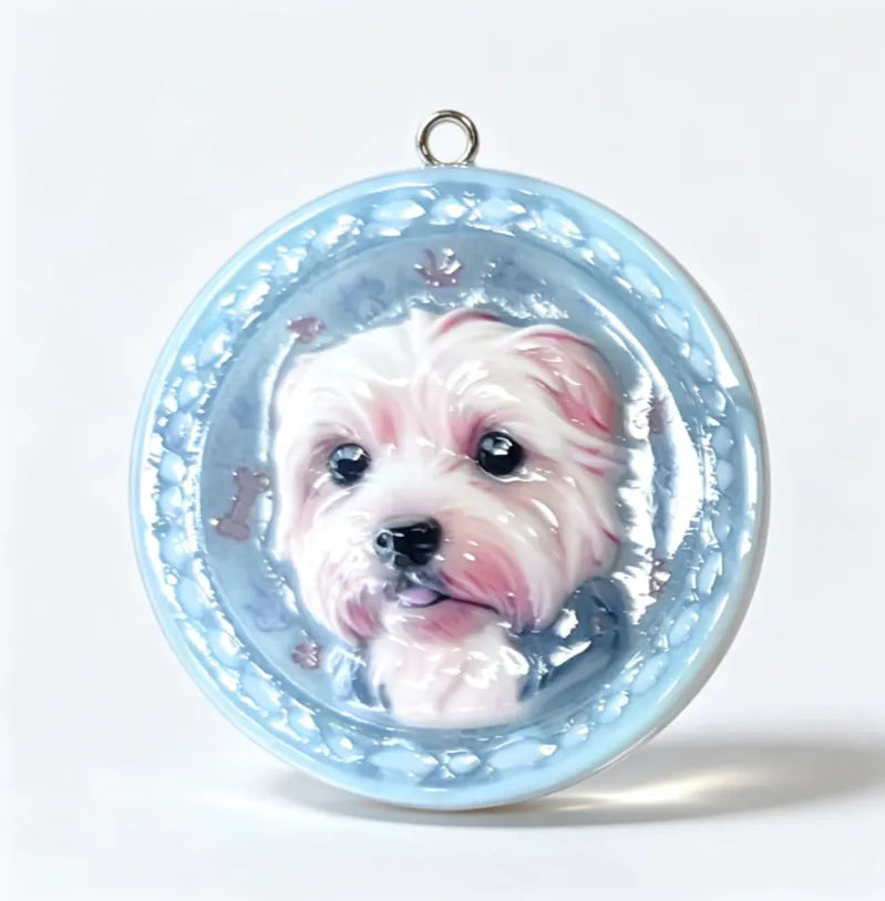 Custom Pet Portrait Pendant - Made From Your Pet's Photo, Personalized Gift for Dogs & Cats(Free Shipping) - feature detail