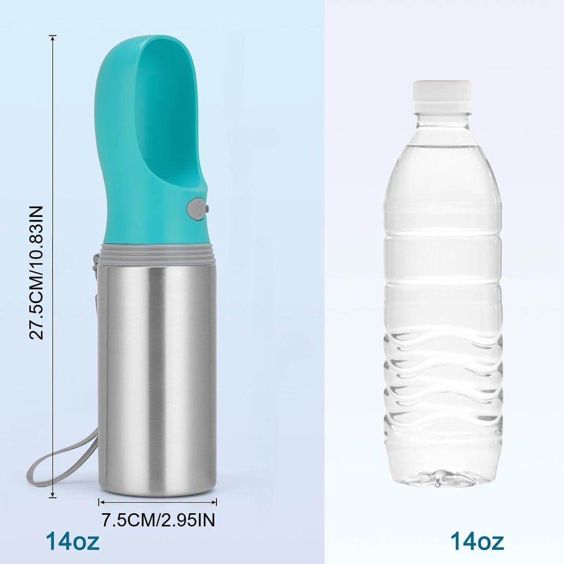 Portable Dog Water Bottle - Leak-Proof & BPA-Free - main product view