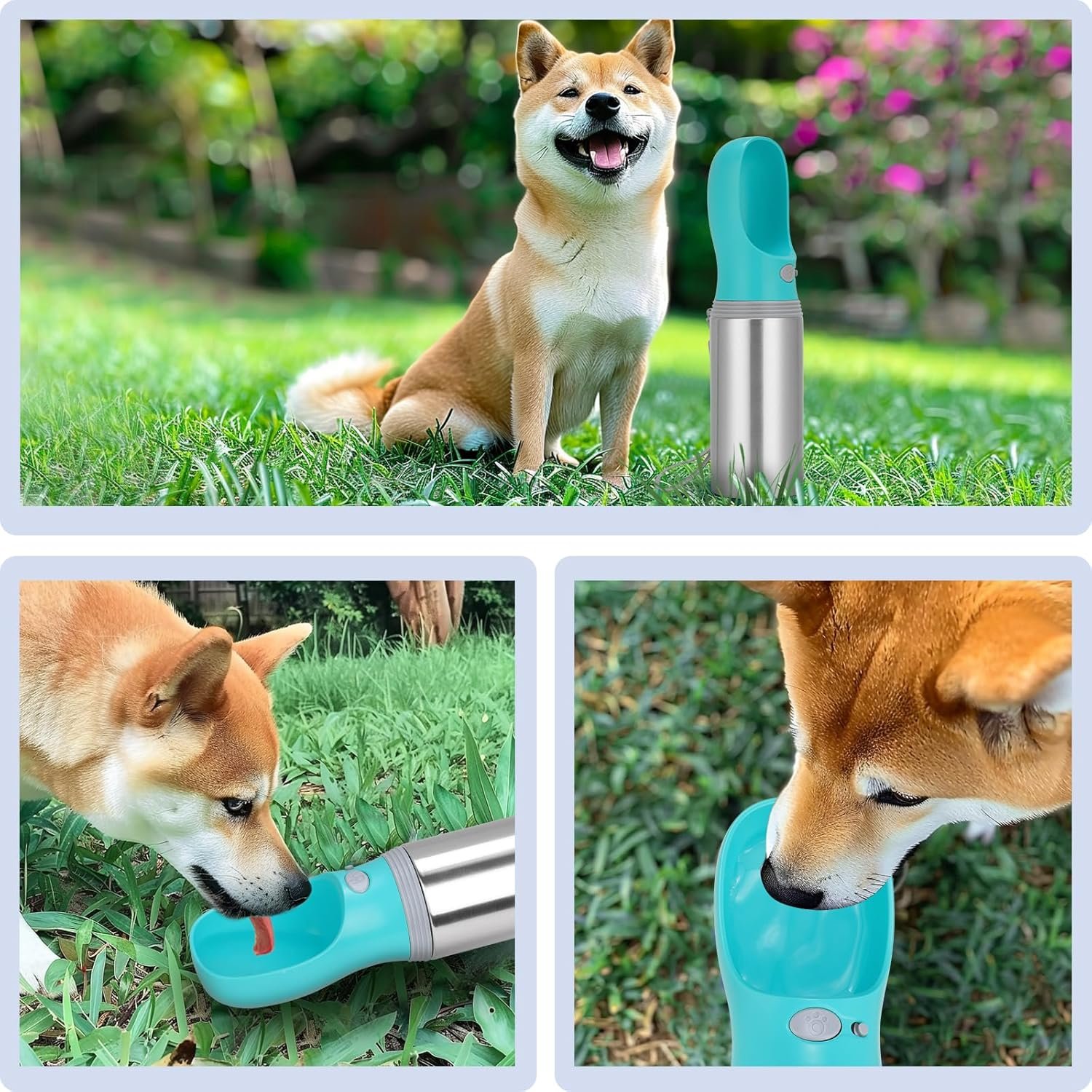 Portable Dog Water Bottle - Leak-Proof & BPA-Free - product presentation