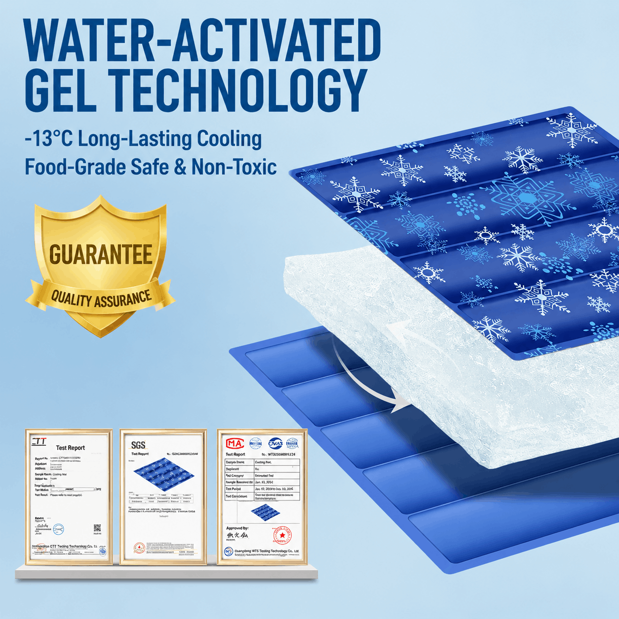 EverCoolT Instant Pet Ice Mat - product detail view