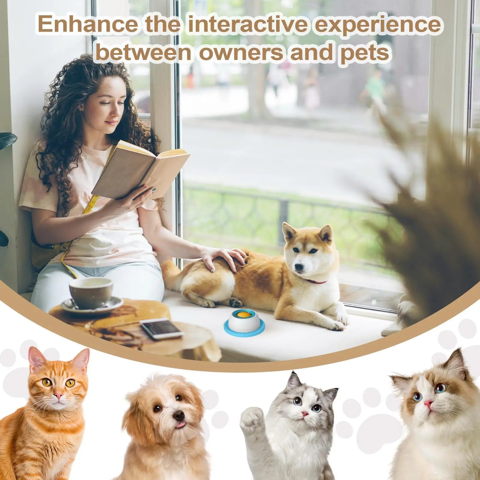 Slow Feeder Lick Mat for Dogs & Cats - Anti-Slip Puzzle Bowl - alternate product view