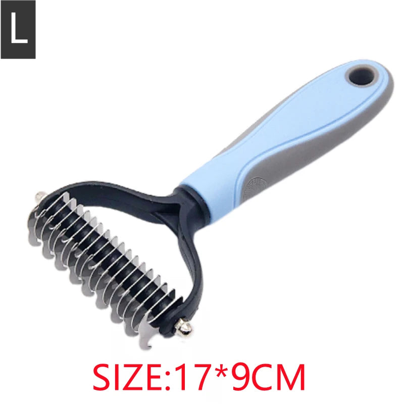 Pet Grooming Deshedding Comb - Dogs & Cats - S/L - additional detail view
