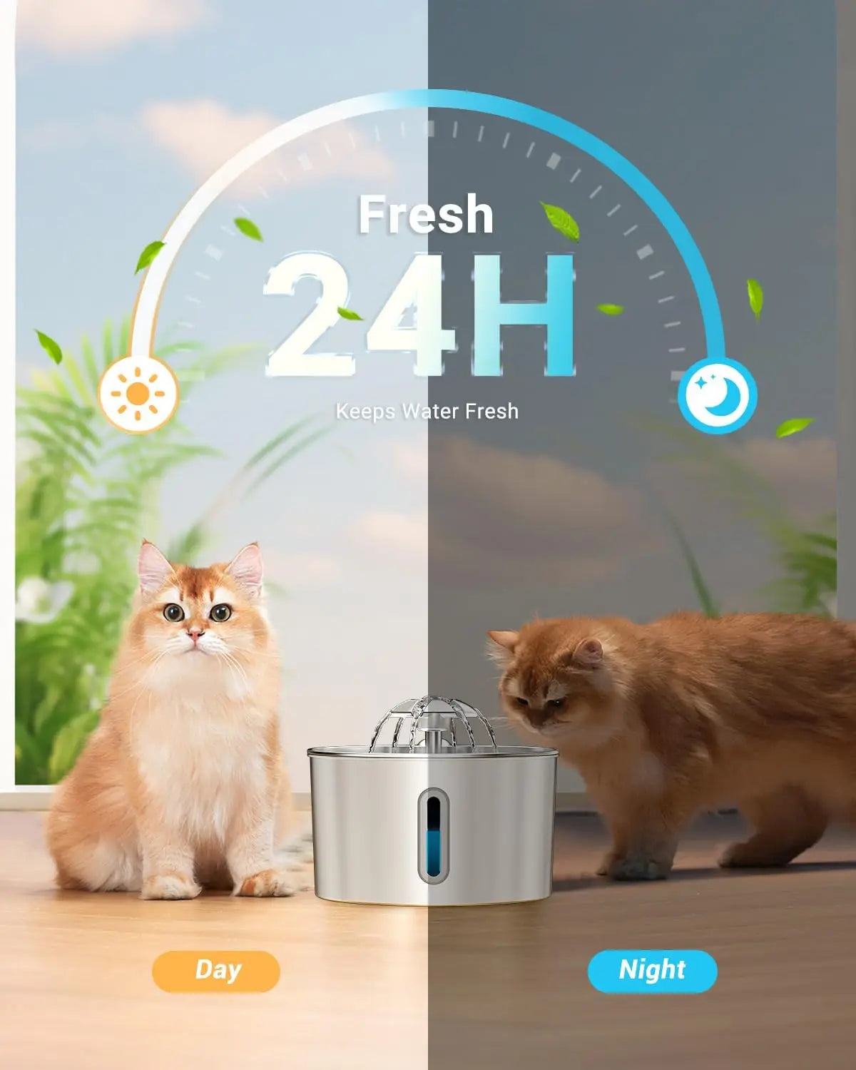 Ultra-Quiet Automatic Pet Water Fountain - product presentation