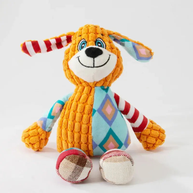 Cute Animal Plush Squeaky Chew Toy for Dogs & Cats - product detail view