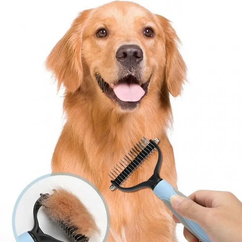 Pet Grooming Deshedding Comb - Dogs & Cats - S/L - product detail view