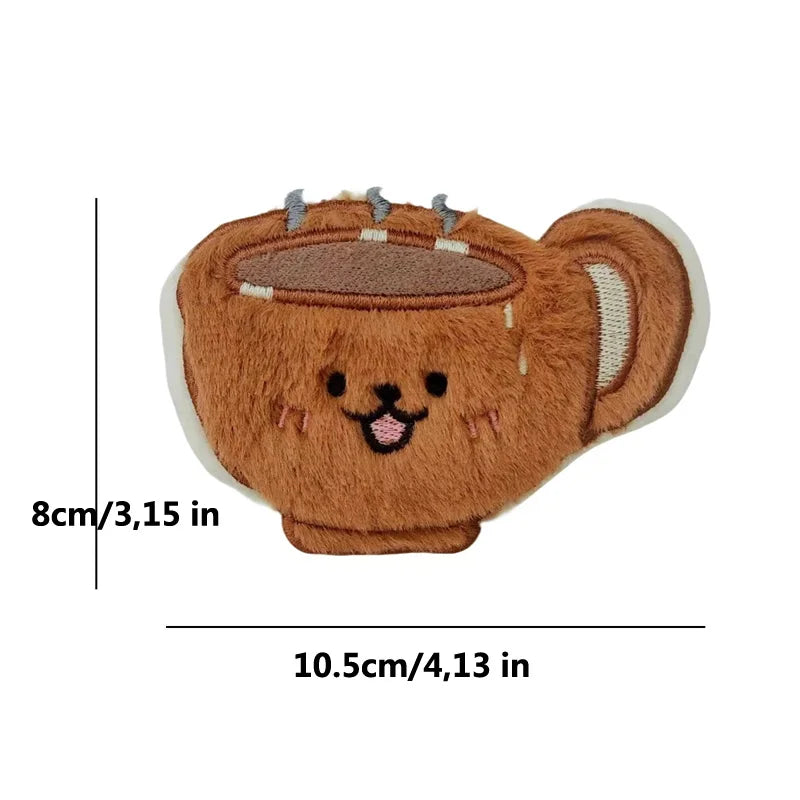 Plush Dog Squeaky Toys for Small Dogs & Puppies - Chew-Resistant Stress Relief Pet Toy - product presentation