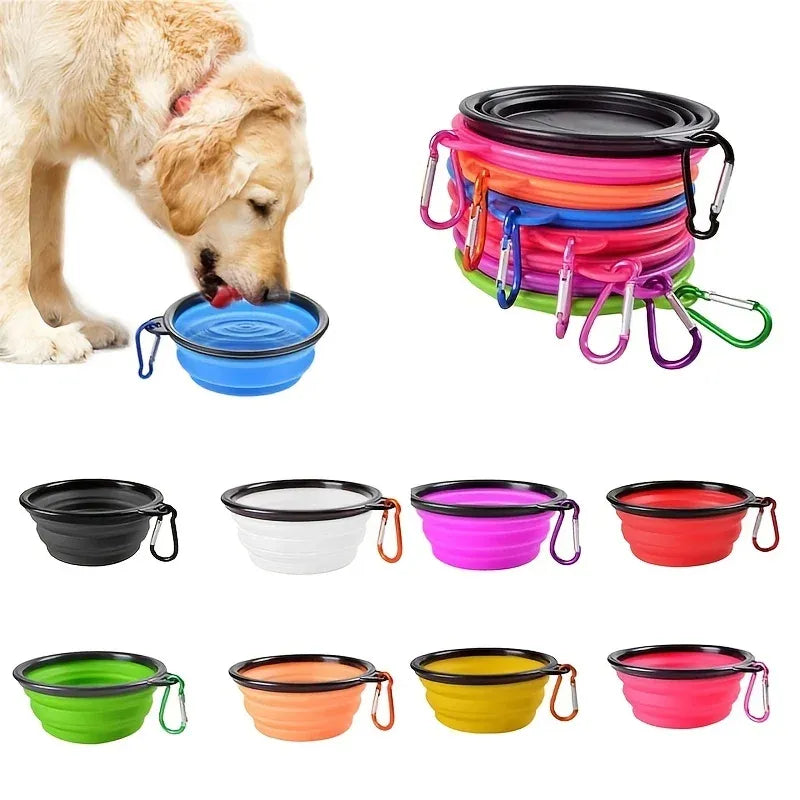 PetNest Collapsible Pet Travel Bowl - Portable Silicone Food & Water Bowl for Dogs & Cats - main product view