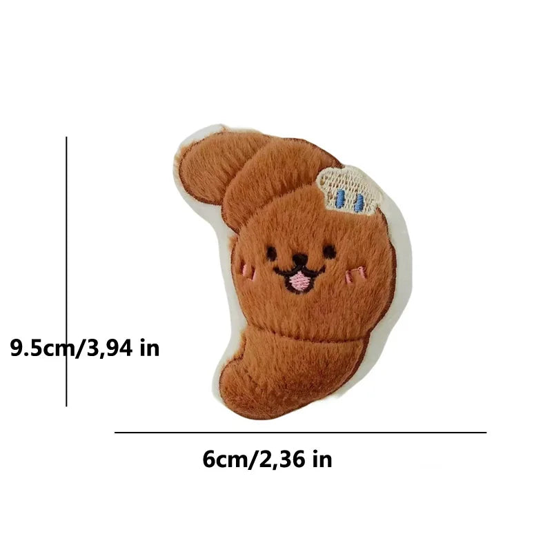 Plush Dog Squeaky Toys for Small Dogs & Puppies - Chew-Resistant Stress Relief Pet Toy - product design detail