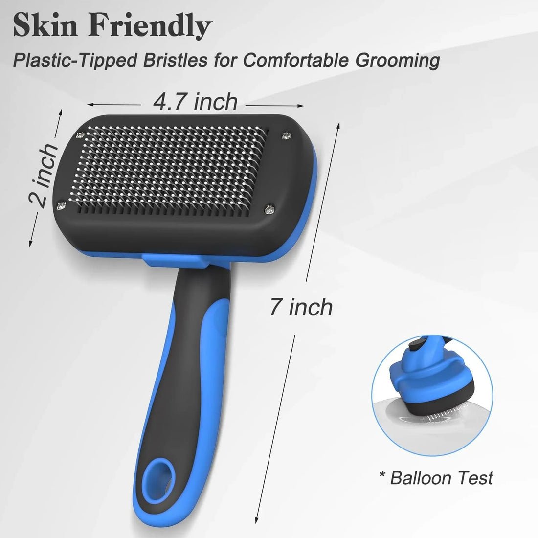 One-Touch Self-Cleaning Slicker Brush - main product view