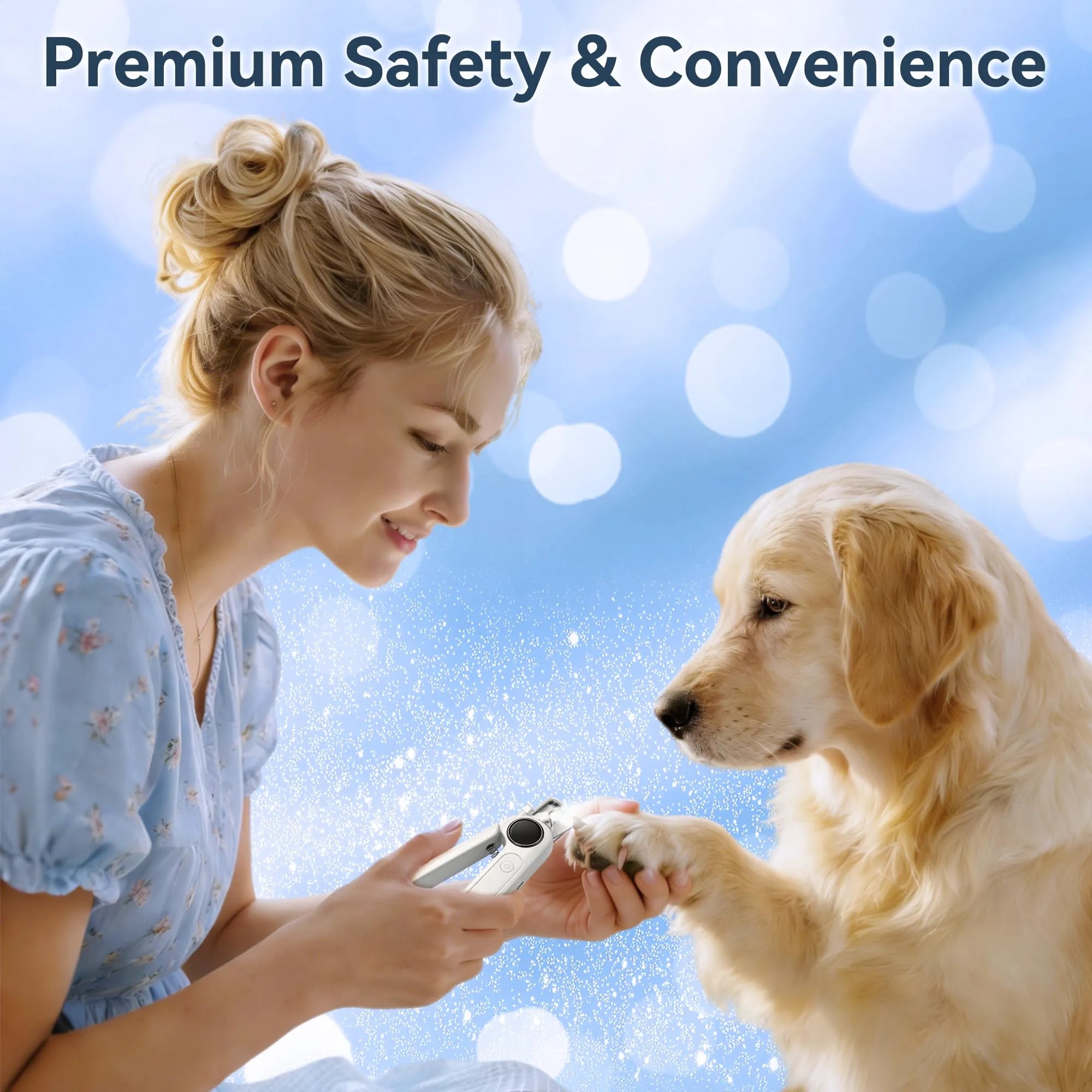 Pro-Glide 2-in-1 Electric Pet Nail Grinder & Clipper - product presentation